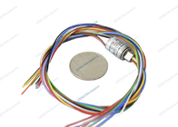 Mini Signal Capsule Slip Ring con il connettore elettrico esterno del diametro 10mm