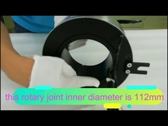 Anello collettore di grandi dimensioni per braccio robotico