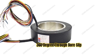 Through Bore Slip Ring for Industrial Power Transmission
