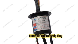 Anello di contatto ibrido per trasmissione HDMI e Gigabit Ethernet