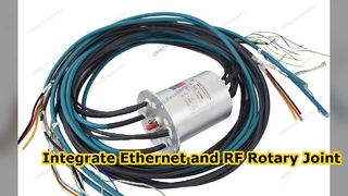 Integra il segnale Ethernet e il giunto rotante RF