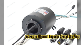 Integrare Ethernet e segnale encoder Slip Ring