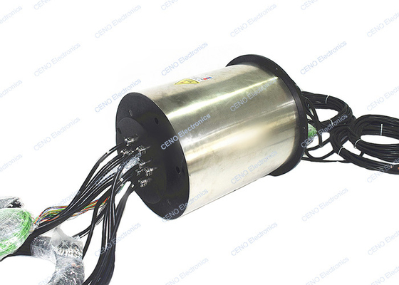 Anello di contatto industriale Ethernet da 1000 m 20 canali Sm Fibra ottica Od 600 mm Spazzola di carbone