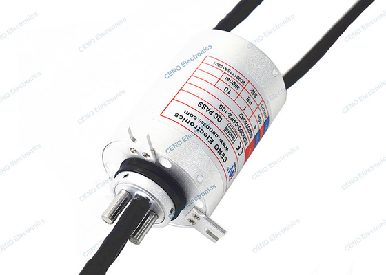 Slittamento integrato industriale Ring With Encoder Signal And Electric Power