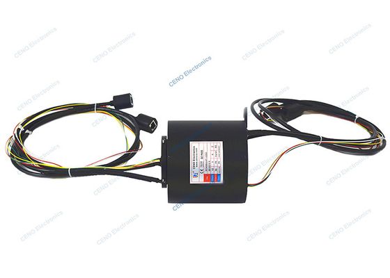slittamento Ring Combined Electrical Swivel di 100M Megabit Ethernet Signal