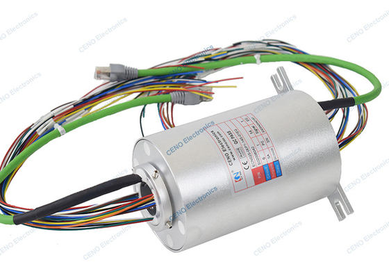 0 - lo slittamento Ring Compabitle With 6 del segnale di Ethernet di CA 380V/CC gira intorno al collettore elettrotecnico