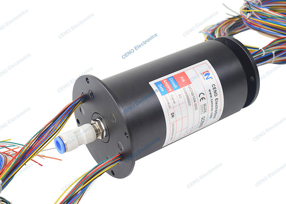 Unione rotante pneumatica IP51 integrata e anelli di scivolamento comuni di segnale elettrico rotativo