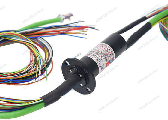 Collettore elettrico in miniatura a 250 giri/min Ethernet Slip Ring Capsule