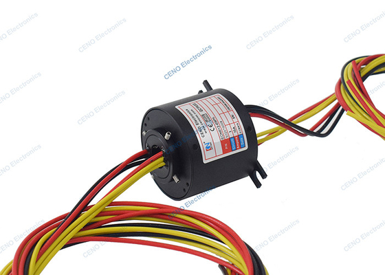 Attraverso foro di potenza conduttiva Anello di scivolo Assemblaggio 300 Rpm Con giunto di potenza elettrica rotante