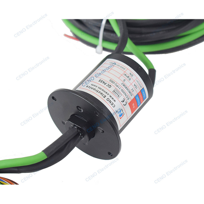 Anello di scivolamento del segnale Modbus con 10A di potenza elettrica e flange per l'automatica industriale