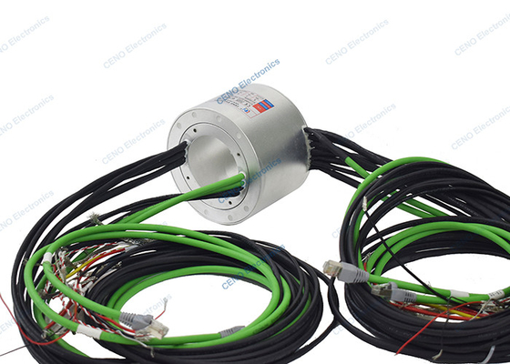 Anelli di scivolo per segnale Ethernet a bassa temperatura con diametro interno Through Hole di 65 mm