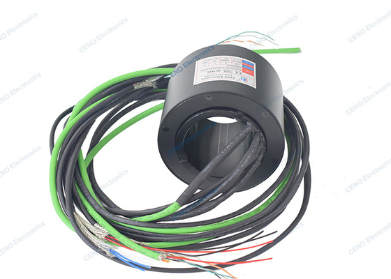 Attraverso anello impermeabile a scivolo e giunti rotanti di segnale elettrico ed Ethernet