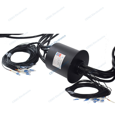 10 canali MM integrazione Fibra ottica giunto rotante con anello di scivolamento perdita di inserimento 3,5 dB