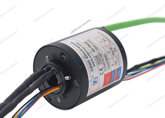 Anello di scivolo a bassa temperatura con segnale Gigabit Ethernet e perforatore