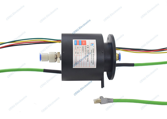 Integrare l' unione pneumatica rotante con segnale Ethernet 100M per la macchina CNC