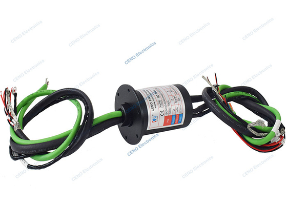 Anello di scivolo a bassa temperatura per aeromobili con segnale Ethernet RS422 1000M