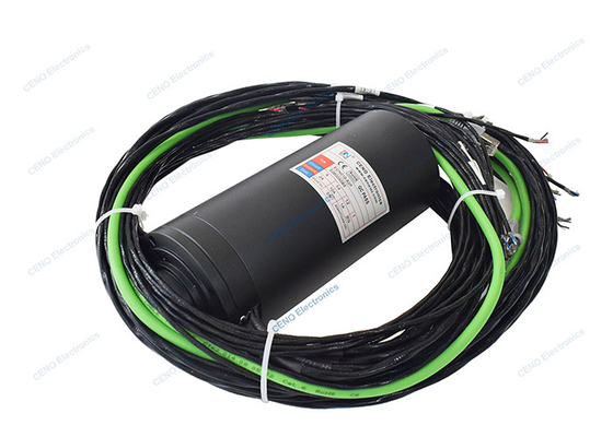 Gigabit Ethernet Signal Slip Ring con materiale da oro a oro per CCTV