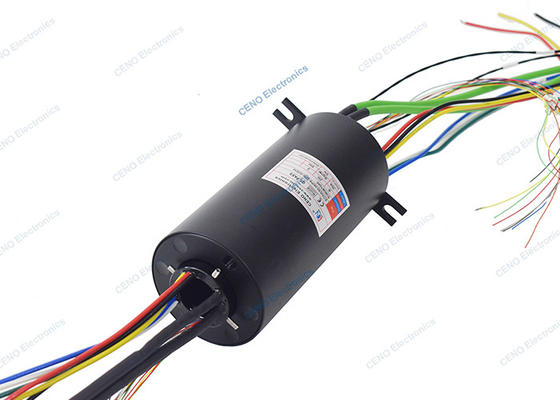 Attraverso anello di scivolo a fori con segnali Ethernet e RS485 per il sistema industriale