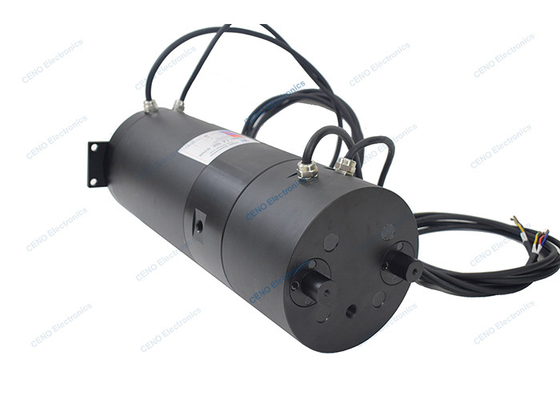 2 canali pneumatici rotativi di unione combinata di connettore elettrico rotativo