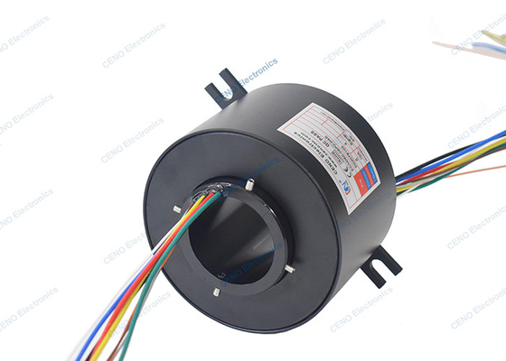 Attraverso Bore anello di scivolo conduttivo con ID 50mm & rotante connettore elettrico