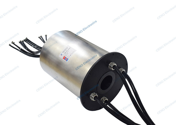 Equipaggiamento marino Grande potenza Carbon Brush Slip Ring con Through Hole e 60% di umidità RH