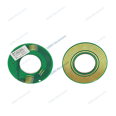 PCB Pancake slip ring con segnale USB e foro interno 46 mm per dispositivi elettrici
