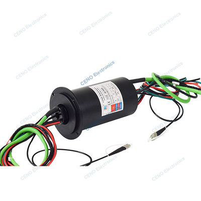 Basse temperature integrare FORJs anello di scivolo con giunto rotativo in fibra ottica e Ethernet