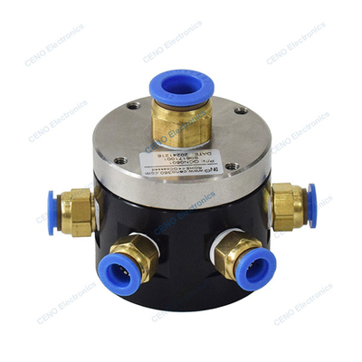 6 canali anello di scivolamento pneumatico rotativo a gas d'aria con pressione -100KPa ~ 0,8MPa