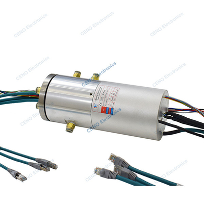 Integrare l'unione rotante idraulica pneumatica con potenza Encoder e segnale Ethernet