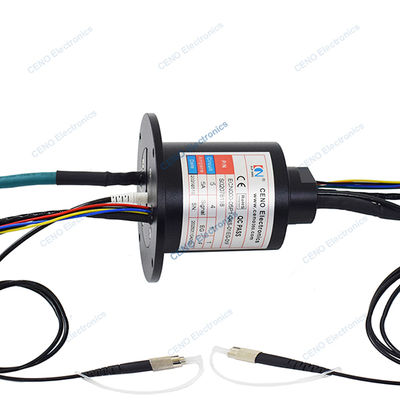 Segnale Ethernet integrato a bassa temperatura e anello rotativo di scivolo comune in fibra ottica