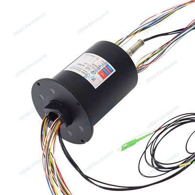 Integrare FORJs Slip Ring con potenza elettrica e 3 Fibra Ottica giunto rotante