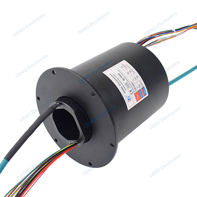 Integra Ethernet di alimentazione elettrica e anello collettore RF con giunto rotante a radiofrequenza