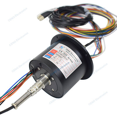 Integrare FORJs Slip Ring con energia elettrica e 4 Fibra Ottica Rotary Joint