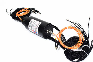 Il giunto rotante a fibra ottica della prestazione affidabile, integra l'anello di contatto di potere