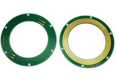 Identificazione 20mm Mini Pancake Slip Ring 24VAC del contatto del metallo prezioso per Ferris Wheel